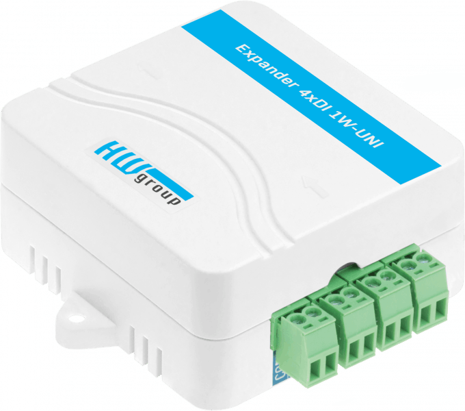 Adds 4 digital inputs to 1-Wire UNI bus