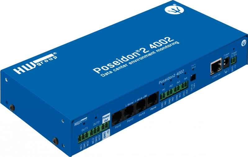 Poseidon2 4002 temperature and humidity monitoring device with relay outputs