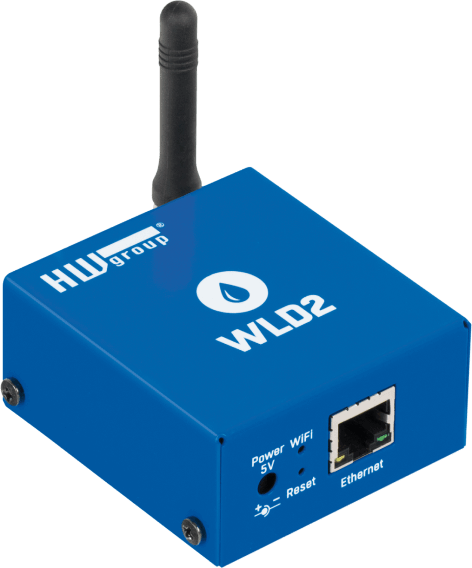 HWg-WLD2 WiFi and Ethernet water leak detector